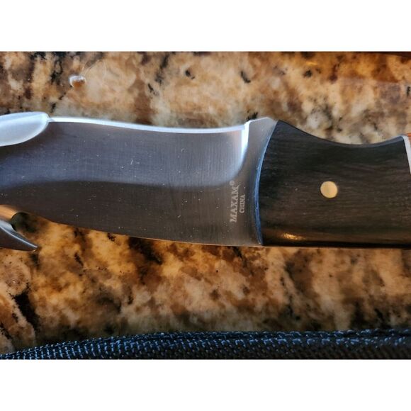 Nice Set Of Brand New Hunting Knives With Holder.. MAXAM - Picture 2 of 3